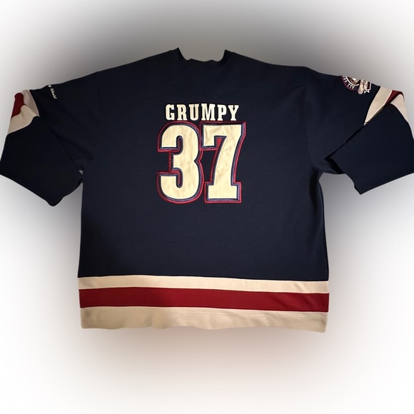 VINTAGE DISNEY GRUMPY MINERS HOCKEY JERSEY - Picture 4 of 8